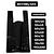Sacolas preto Pacote 5kg