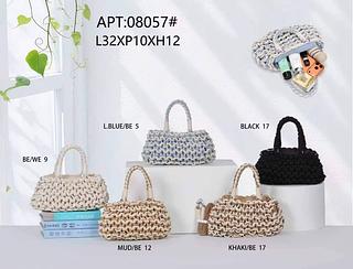 Bolsas tecidas à mão -Um estilo que vende muito bem na Europa