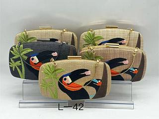 Bolsa de festa Clutch Arara