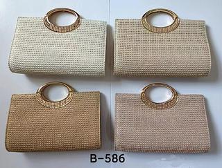 Bolsa de palha festa Clutch