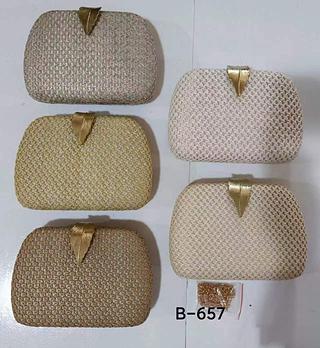 Bolsa de palha festa Clutch