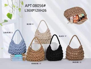 Bolsas tecidas à mão -Um estilo que vende muito bem na Europa