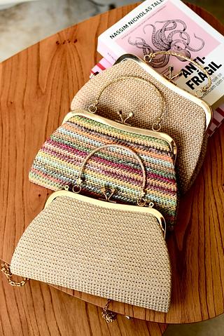 Bolsa de palha Clutch