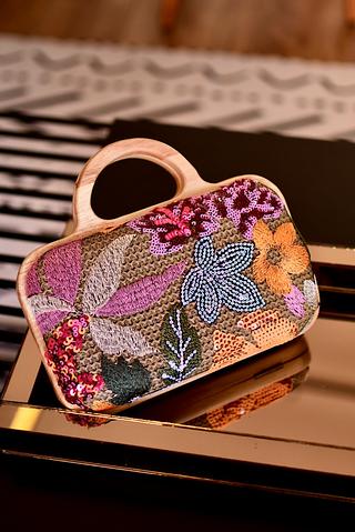 Bolsa de festa madeira