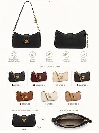 Bolsa transversal feminina