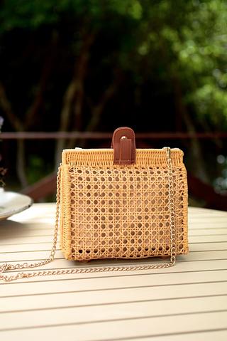 Bolsa de bambu ,bolsa sem alca preto